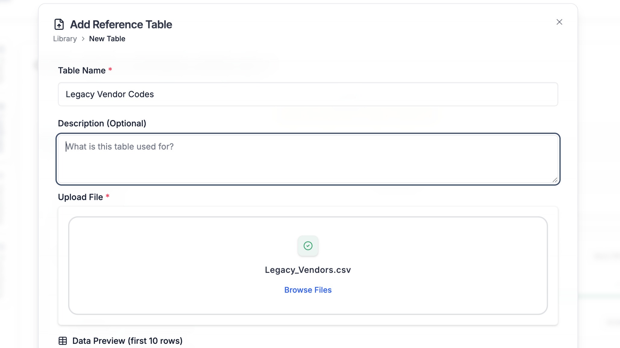 Load Reference Tables