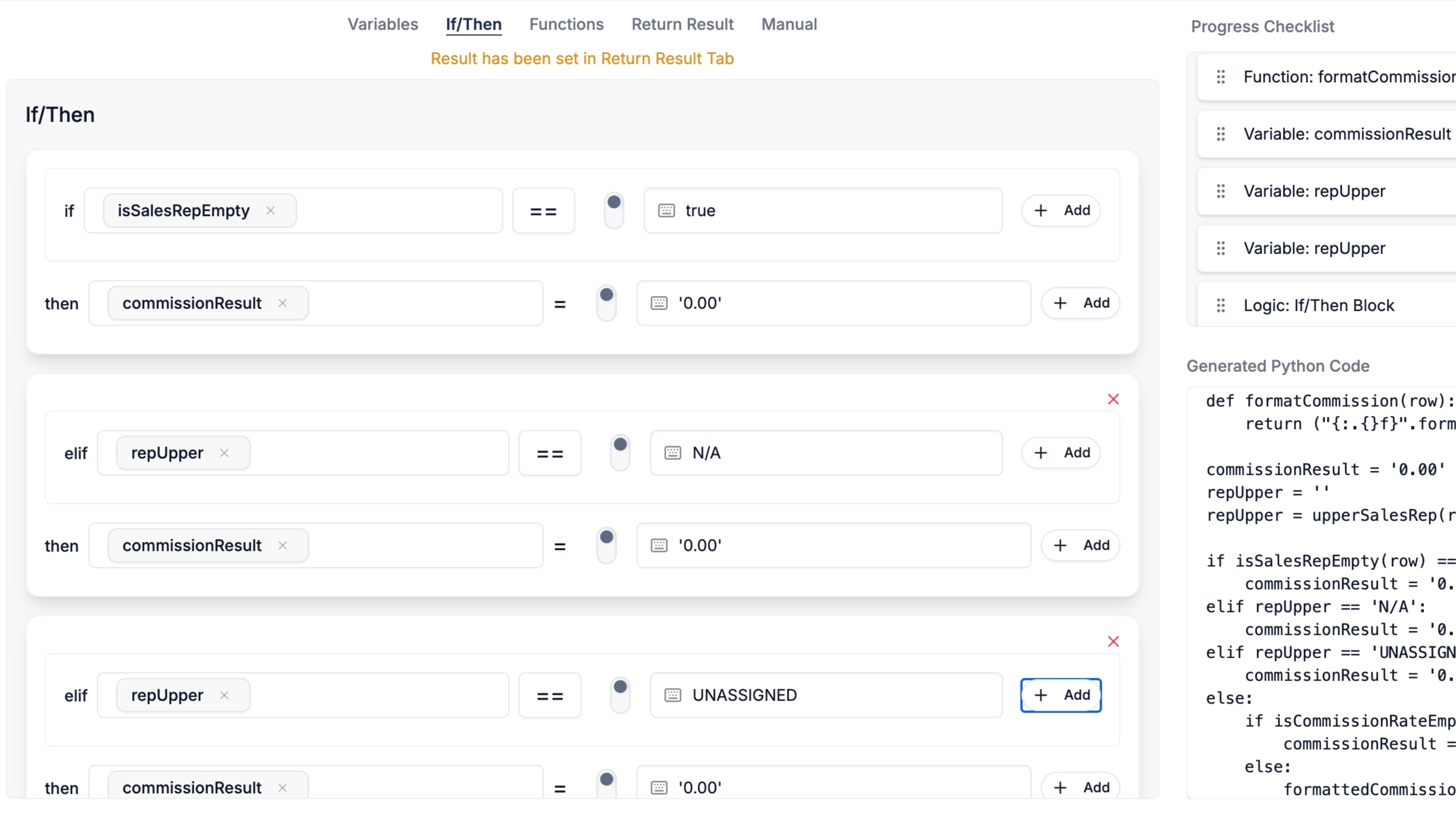 Visual Logic Construction