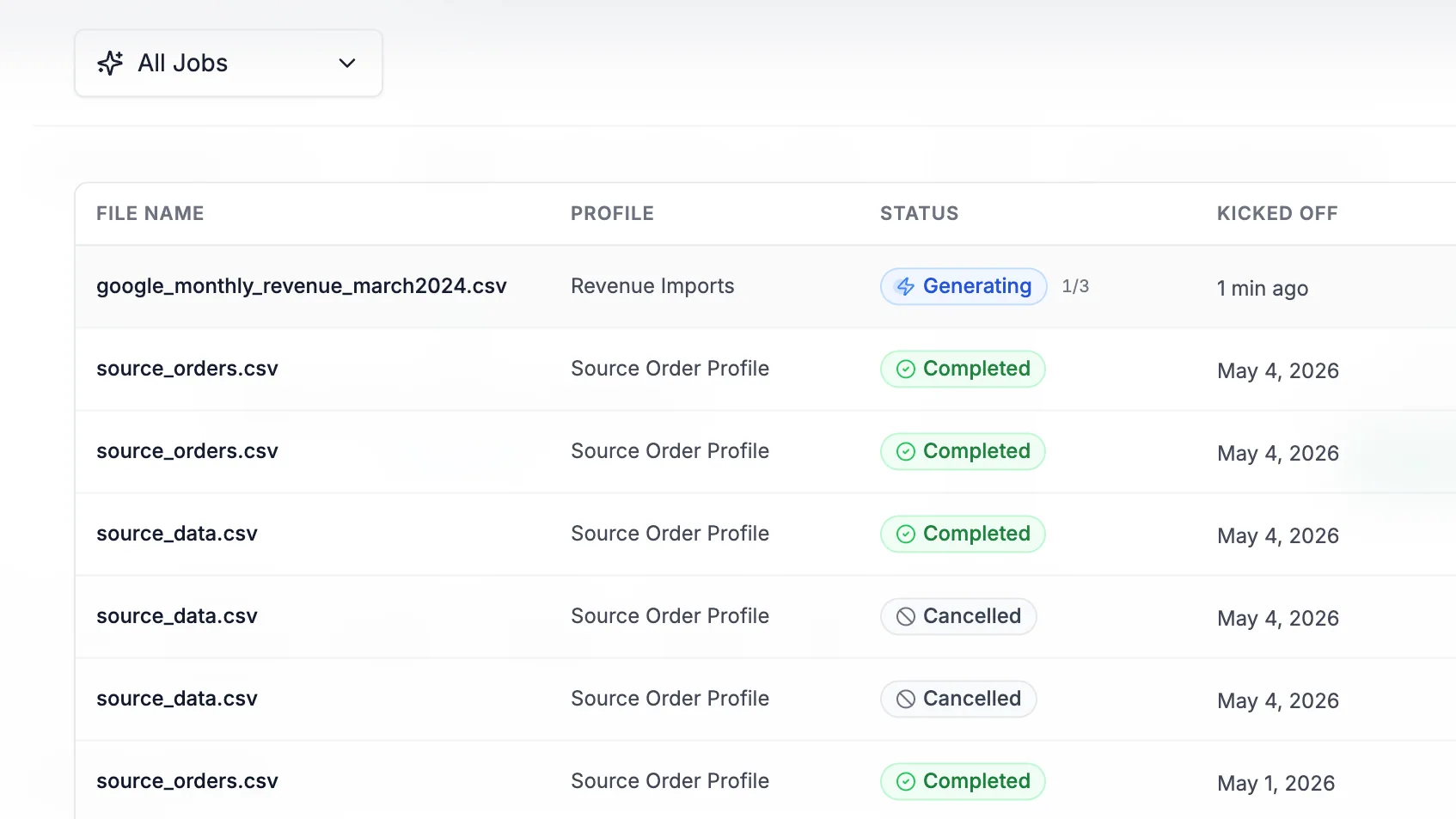 DataFlowMapper autonomous pipeline running