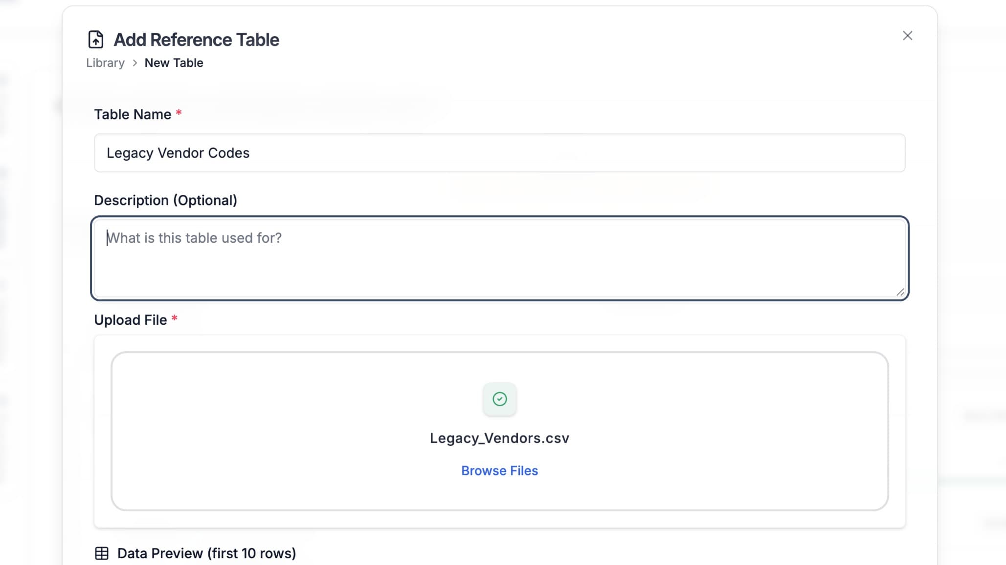 Load Reference Tables
