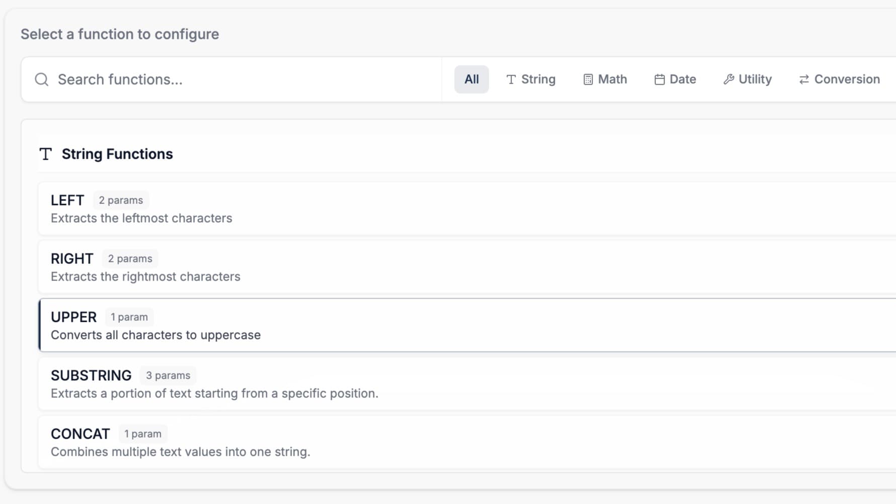 Comprehensive Function Library