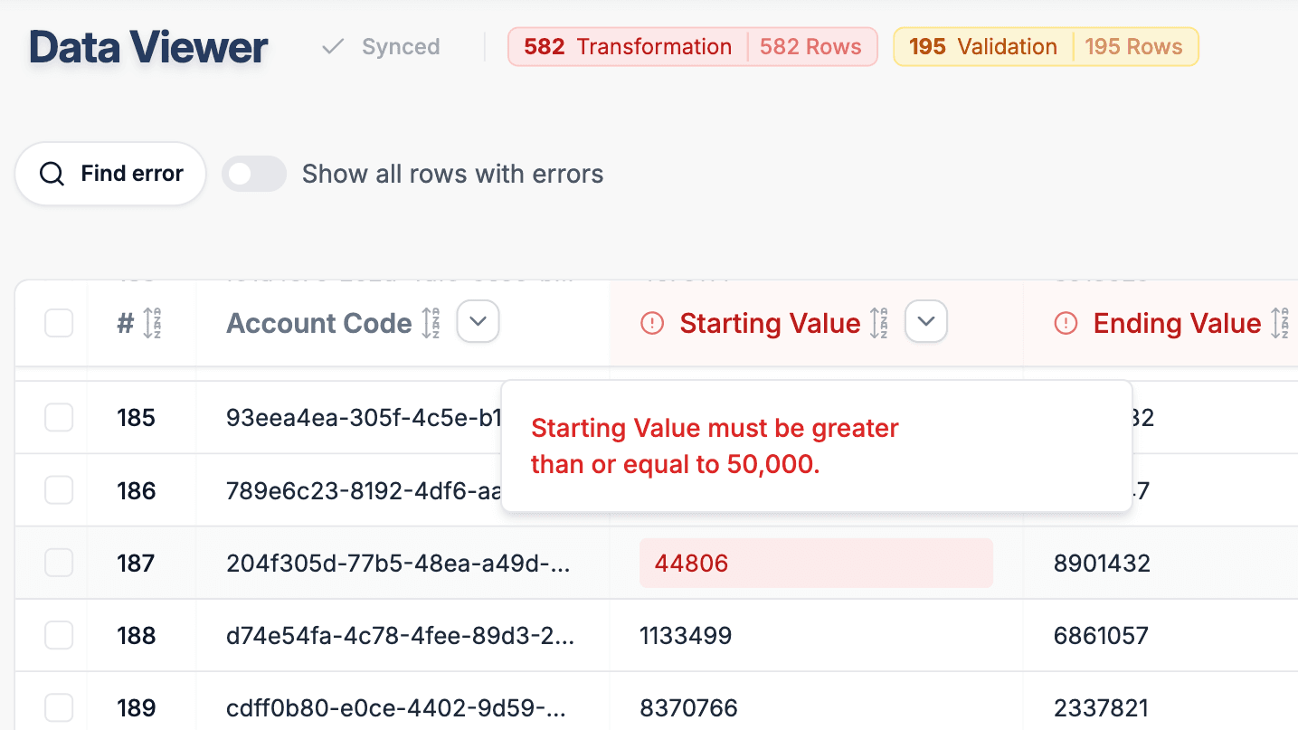 Review in Data Viewer