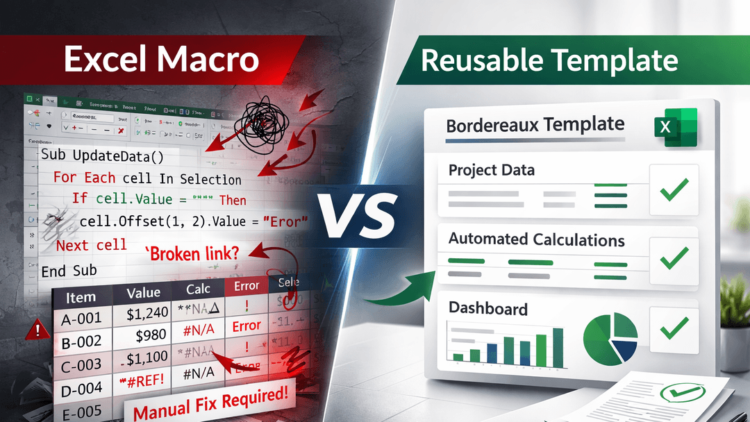 Bordereaux Mapping Tool: Replace Excel Macros With Reusable Templates